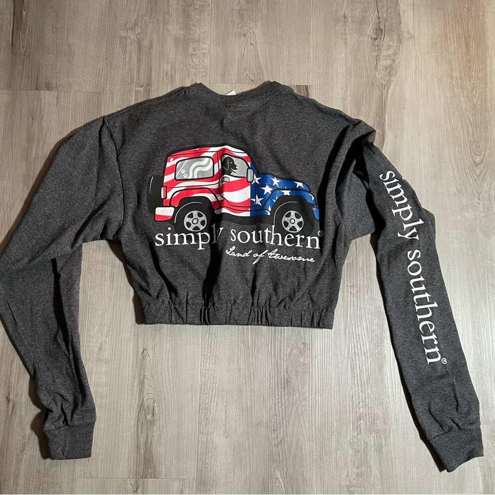 Simply Southern Cropped Long Sleeve M